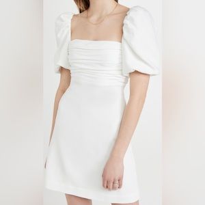 Cinque à Sept Odele Puff Sleeve Mini Dress, Bridal